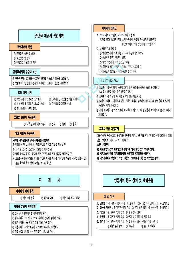 [산업안전기사] 제4과목 기계 및 운반안전   (7 )